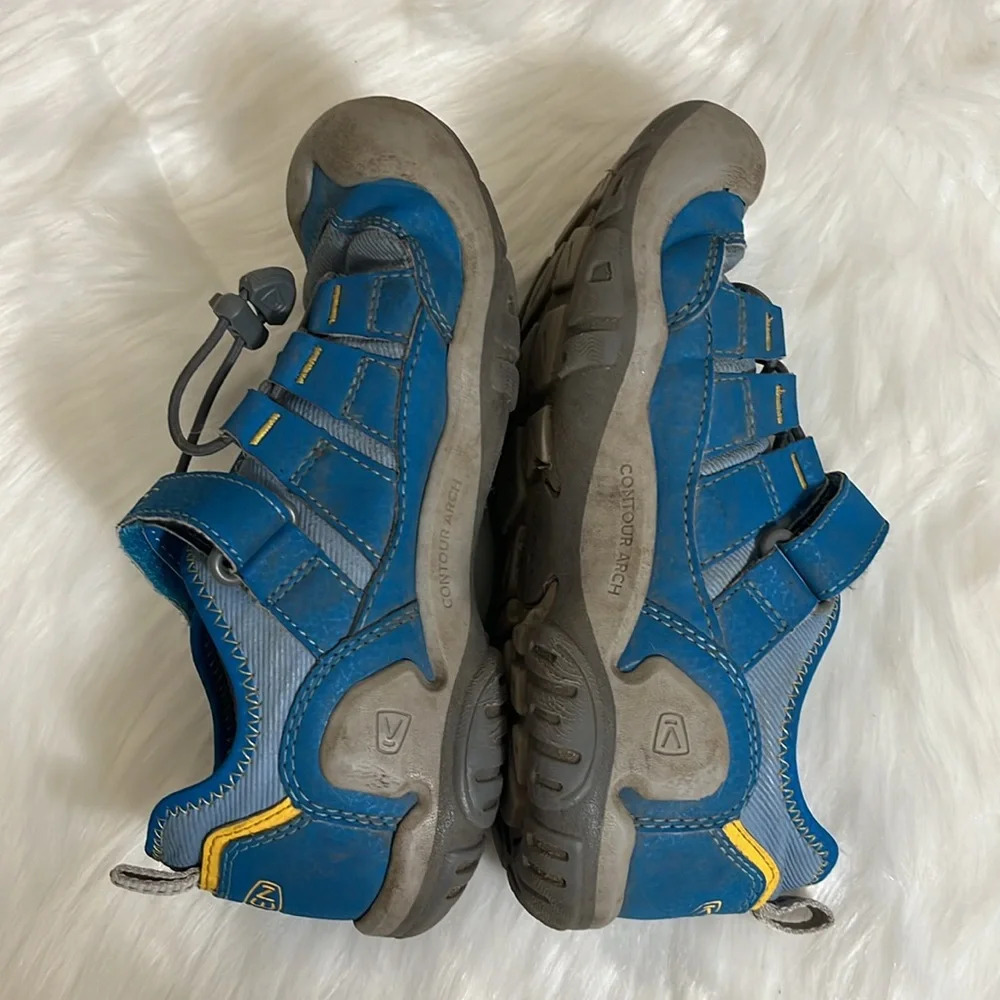 Keen Kids Blue Yellow Summer Water Sandals Shoes